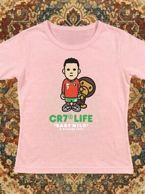 Gildan Pink Life Baby Milo Graphic Tee